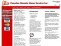caDNS.ca Domain Support Centre - Canadian Domain Name Registration Services In Canada (.ca domains)