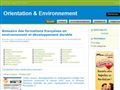 Annuaire des formations en environnement et developpement durable