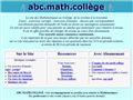 Cours de Mathématiques au collège, aide en Maths