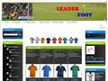 LeaderFoot.fr - Achat en ligne de maillots de football des clubs de Ligue 1, Ligue 2, et européens.