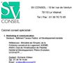SVConseil - Cabinet conseil spécialisé en marketing, communication et fabrication de supports de com