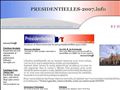Presidentielles-2007.info -- Election présidentielles de 2007