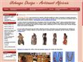 Bijoux et articles artisanaux africains, colliers bracelets ceinture perles. Objets usuels et décora