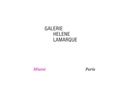GALERIE HELENE LAMARQUE | Art moderne et contemporain