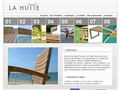 ++ La Hutte Mobilier Teck - Meuble teak en bois exotique pour maison et jardin extérieur - Bordeaux